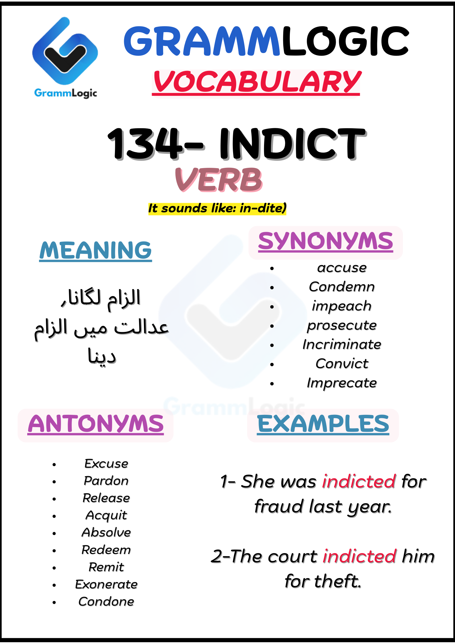 Indict